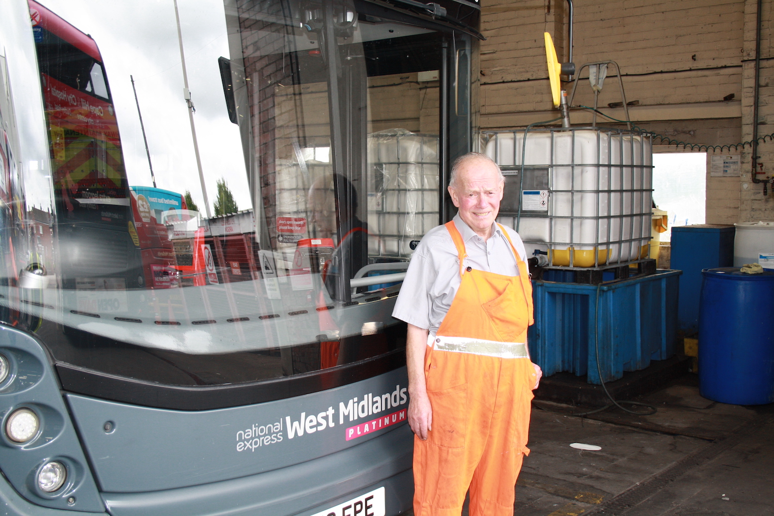 Image for National Express West Midlands celebrates its longest serving engineer