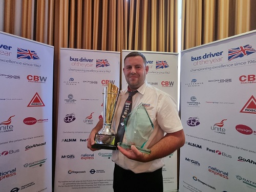 Image for National Express West Midlands driver crowned UK’s Bus Driver of the Year