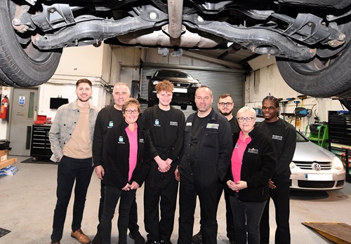Image for Rugby car garage investing in workshop and staff development after securing new lease 