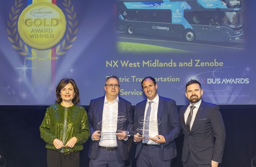 Image for National Express West Midlands and Zenobē scoop national Environmental Innovation award