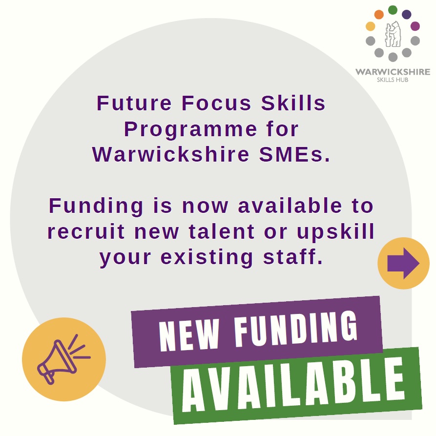 Image for New skills funding announced for Warwickshire SMEs to support the over 50's