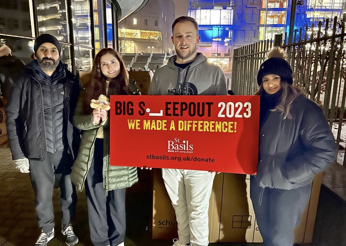 Image for Hundreds of people Sleep Out at Millennium Point to Tackle Homelessness Crisis