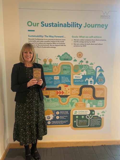 Image for Warwick Conferences professional celebrates sustainability award