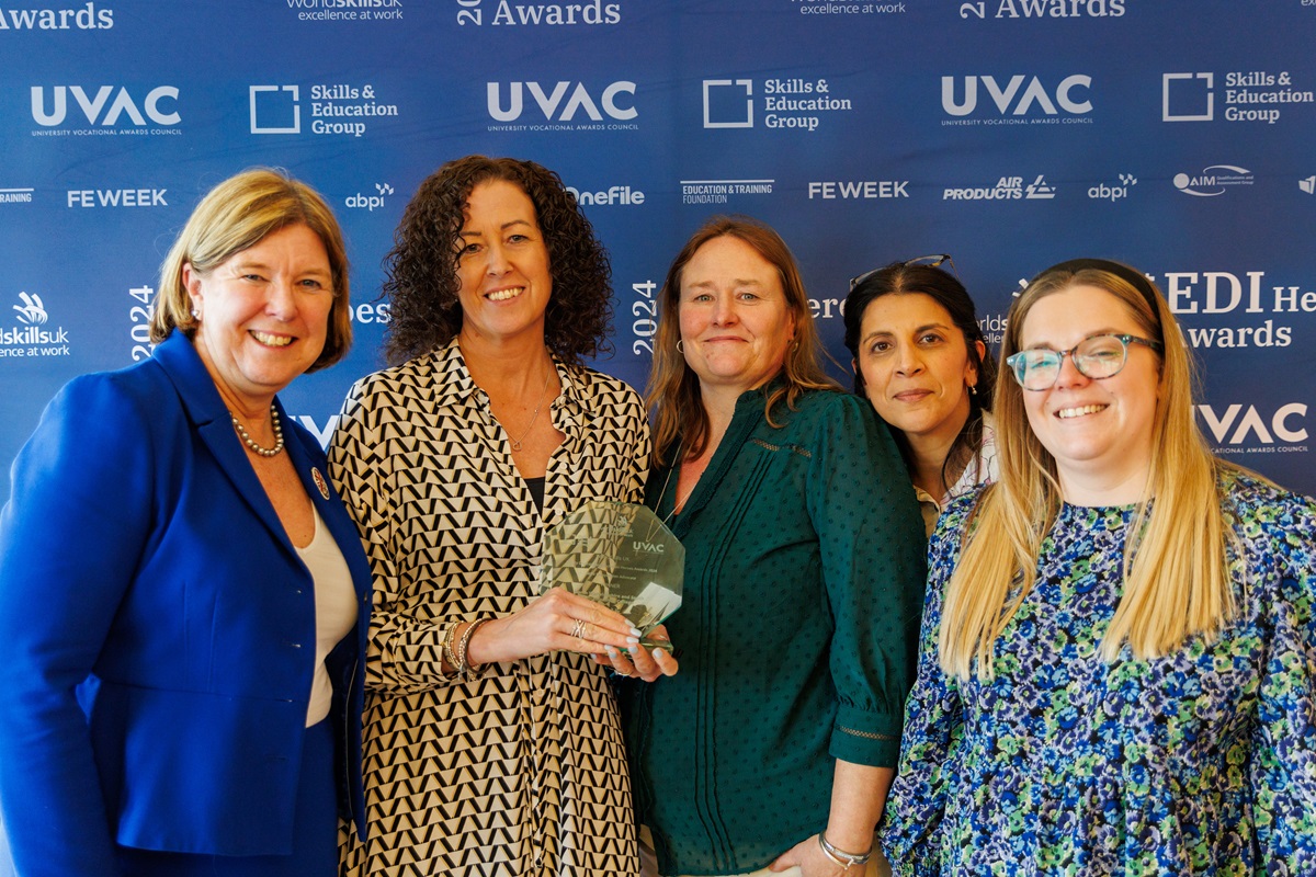 Image for College recognised as diversity and inclusion skills champions