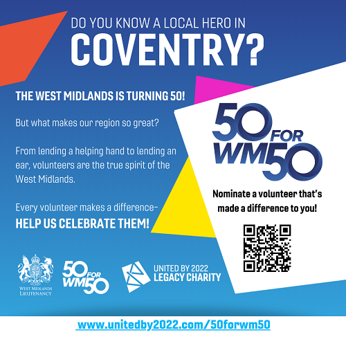Image for New campaign launches to celebrate volunteers  across the West Midlands