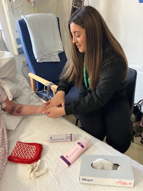 Image for Warwickshire students offer massage boost to hospital patients