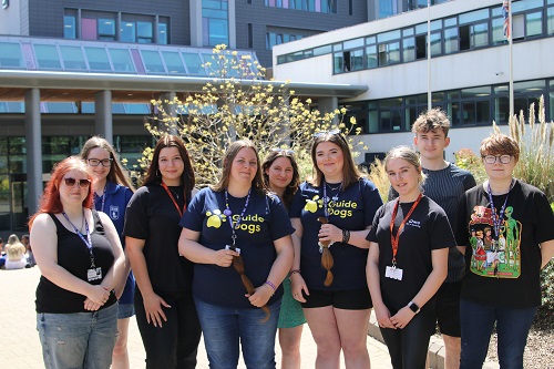 Image for Warwickshire students raise £1,862 for Guide Dogs charity 