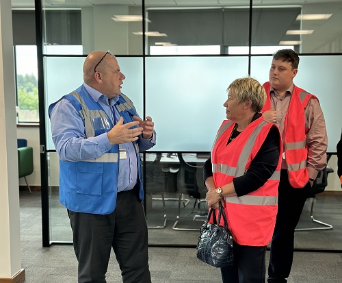Image for North Warwickshire and Bedworth Labour PPC visits LTS Global Solutions