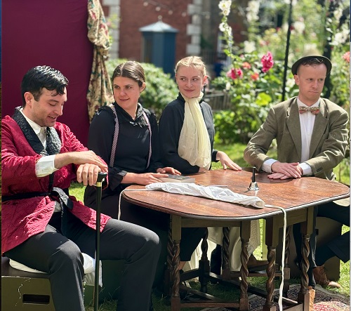 Image for Billesley Manor welcomes Tethered Wits for live music and open air theatre performance