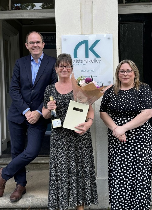 Image for Haidee celebrates 30 years’ service at Alsters Kelley Solicitors