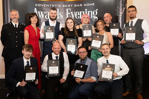 Image for Coventry venues recognised for highest hospitality standards in Best Bar None Awards