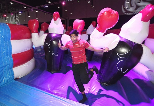 Image for World's largest inflatable obstacle course perfect for team building and corporate events