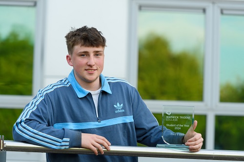 Image for Motor vehicle student wins top prize at Warwick Trident College