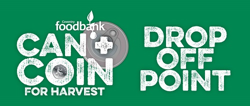 Image for Can + Coin for Coventry foodbank this Harvest